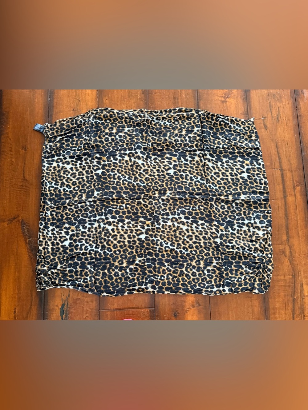 Express Leopard Print Infinity Scarf - Brown, Black, Cream